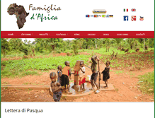 Tablet Screenshot of famigliadafrica.org